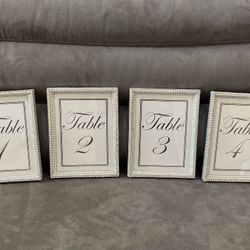 Wedding Or Birthday Table Numbers