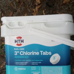 HTH 3 IN CHLORINE TABLETS 25 LB BUCKET
