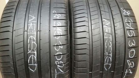 2 Tires 315 30 21 pirelli p zero no repairs