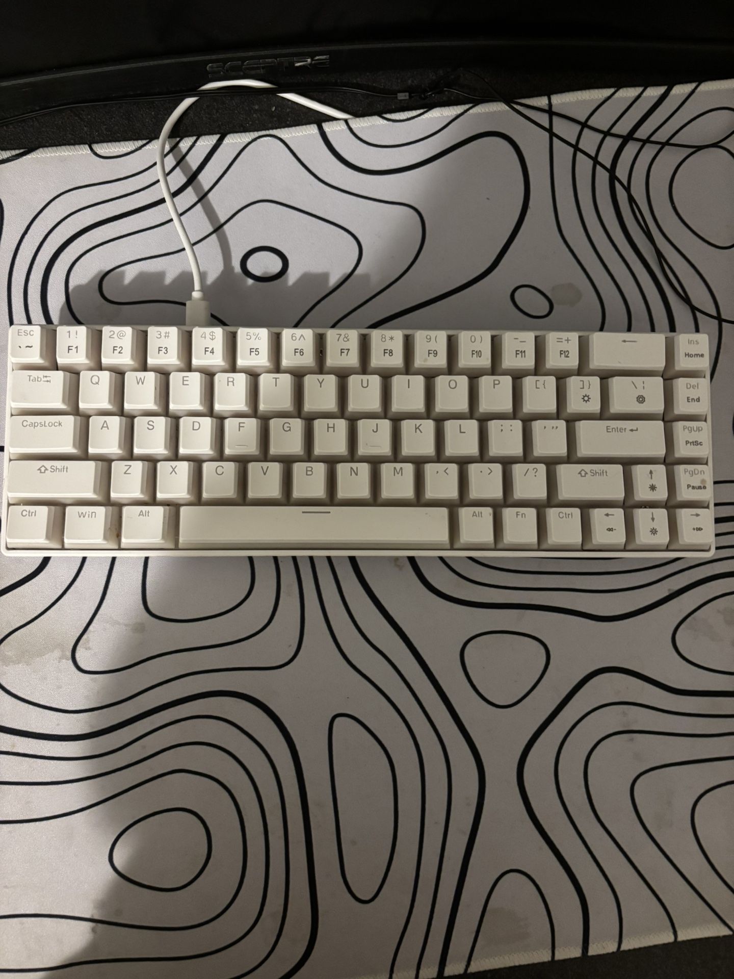 White Gaming Keyboard