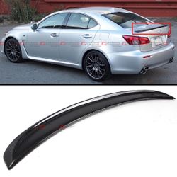 06-13 Lexus IS250 Trunk Spoiler ISF Style Carbon Fiber