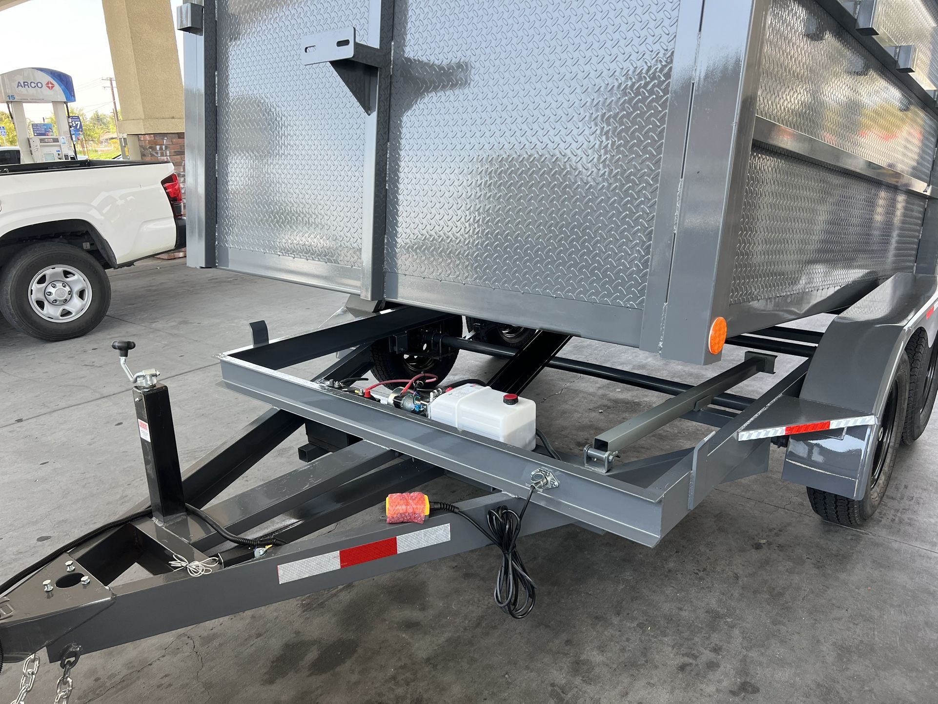 Dump Trailer 8x10x4 Color Gray Size (8x10x4) Price $5500