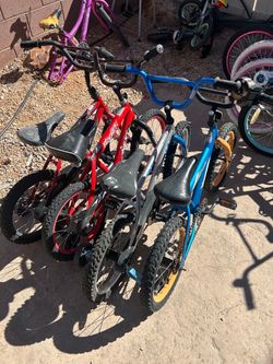 16 inch 4 Kids BMX Bikes – One Bundle – Must Take All!