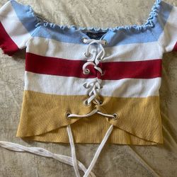 Crop Top And Skirt Set 