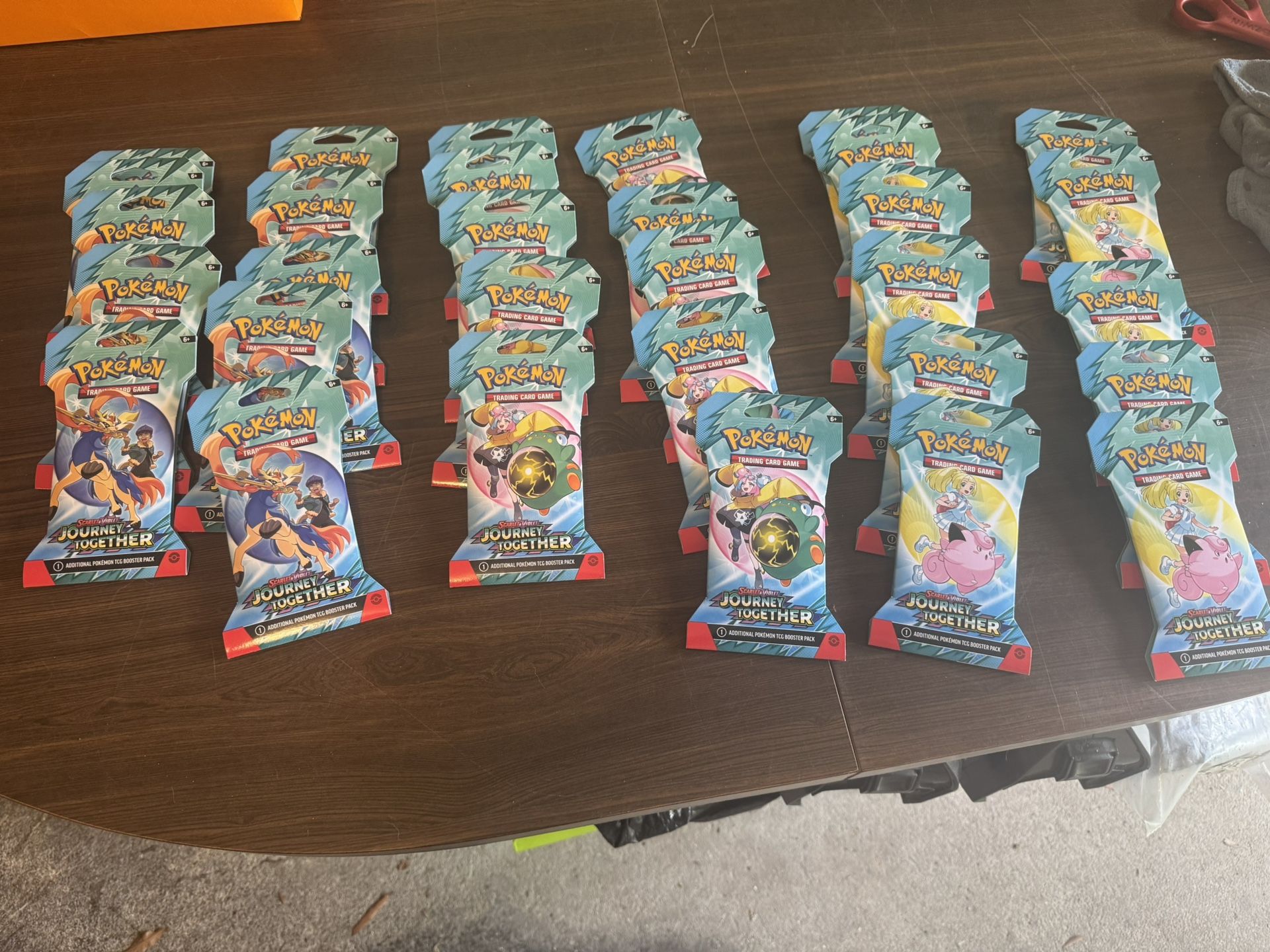 Pokemon Sleeved Journey Together 30 Packs