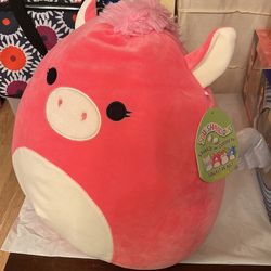 Squishmallow Official Kellytoy Plush 16" Paloma The Pink Pegasus Ultrasoft Stuffed Animal Plush Toy