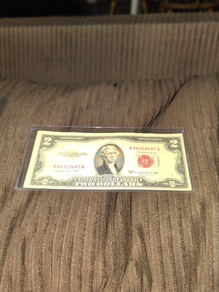 Red Seal $2 Note- ($10)