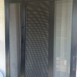 Black Steel Screen Doors