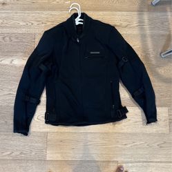 Textile Motorcycle Jacket With Armor + Rain Shield