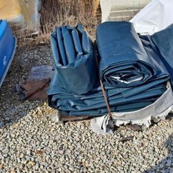 **38' By 14' Free Standing Fabric Building. Never Assembled *