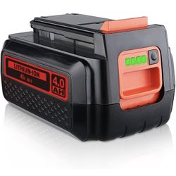 New-4.0Ah LBXR36 Lithium-Ion Battery Replacement for Black and Decker 40V Battery Compatible with Black and Decker Battery 40V Lithium-Ion LBX2040 LBX