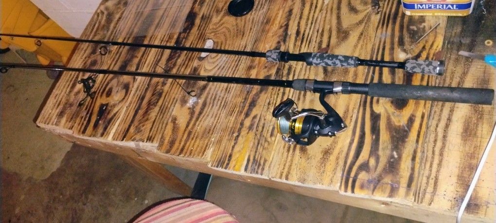 Shimano 300fx Spinning Combo & Abu Garcia Jordan Lee Bait Aster Reel