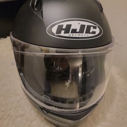 HJC C10 Solid Full Face Motorcycle Helmet (Semi Flat Black, Large)