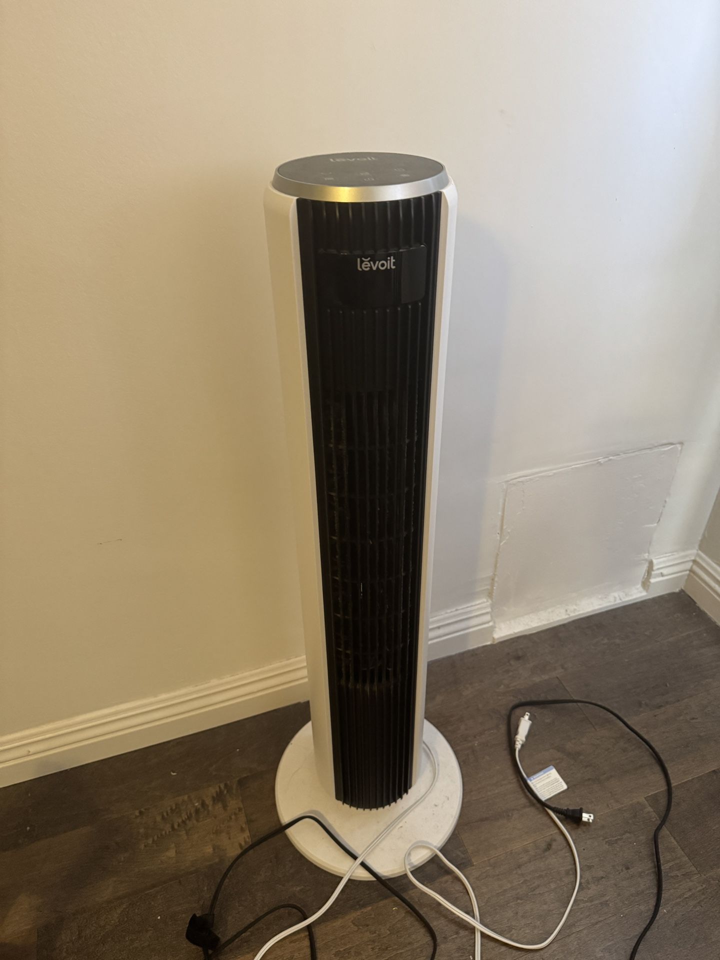 LEVOIT Tower Fan for Bedroom, 25ft/s Velocity Standing Fan with 28dB Quiet for Sleep, Remoter