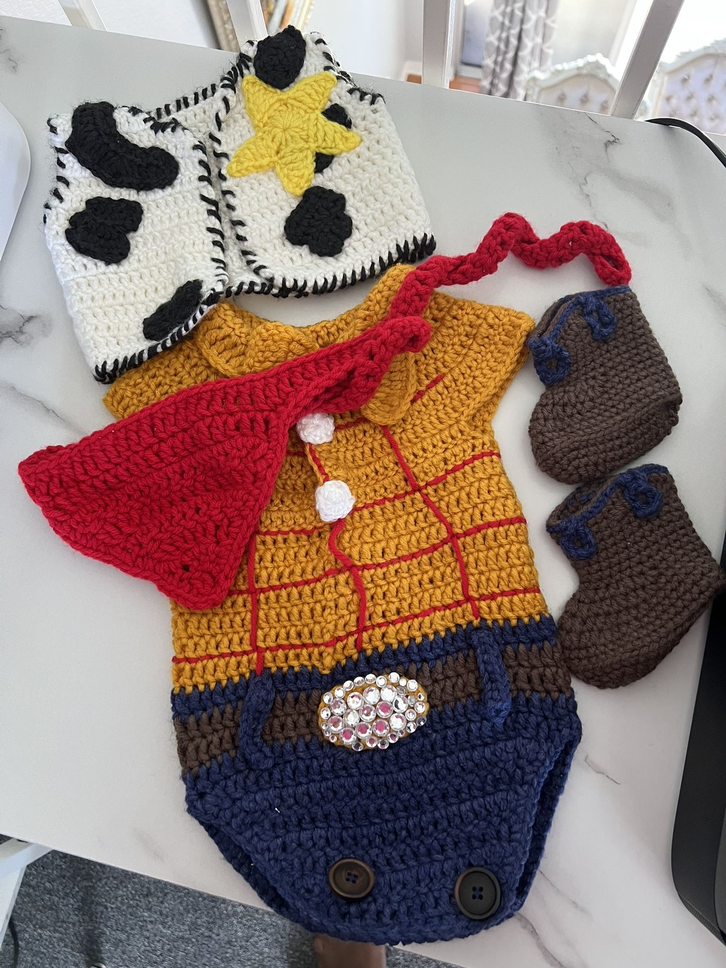 Woody Crochet Baby Costume