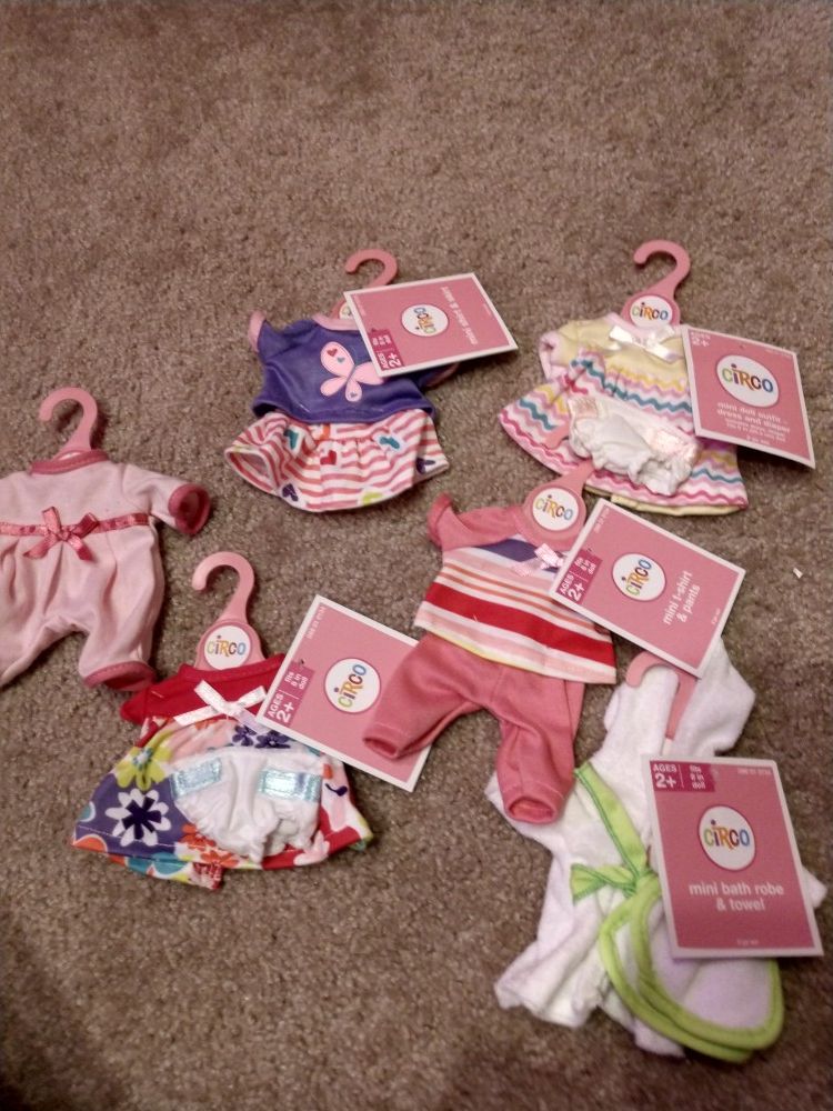 Circo mini baby doll lot. Can be used for American girl or other
