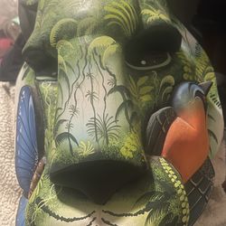 Boruca Costa Rica Mask-Signed by Artist