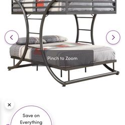 Double full Metal Bunk Bed