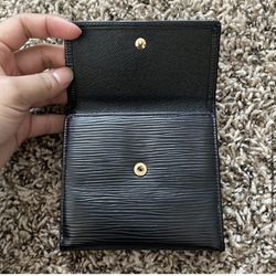 Leather wallet Louis Vuitton Black in Leather - 31630864
