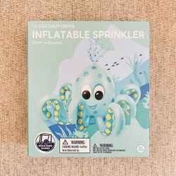 🔥NEW SEALED🔥 Coconut Grove Inflatable Sprinkler Oscar The Octopus