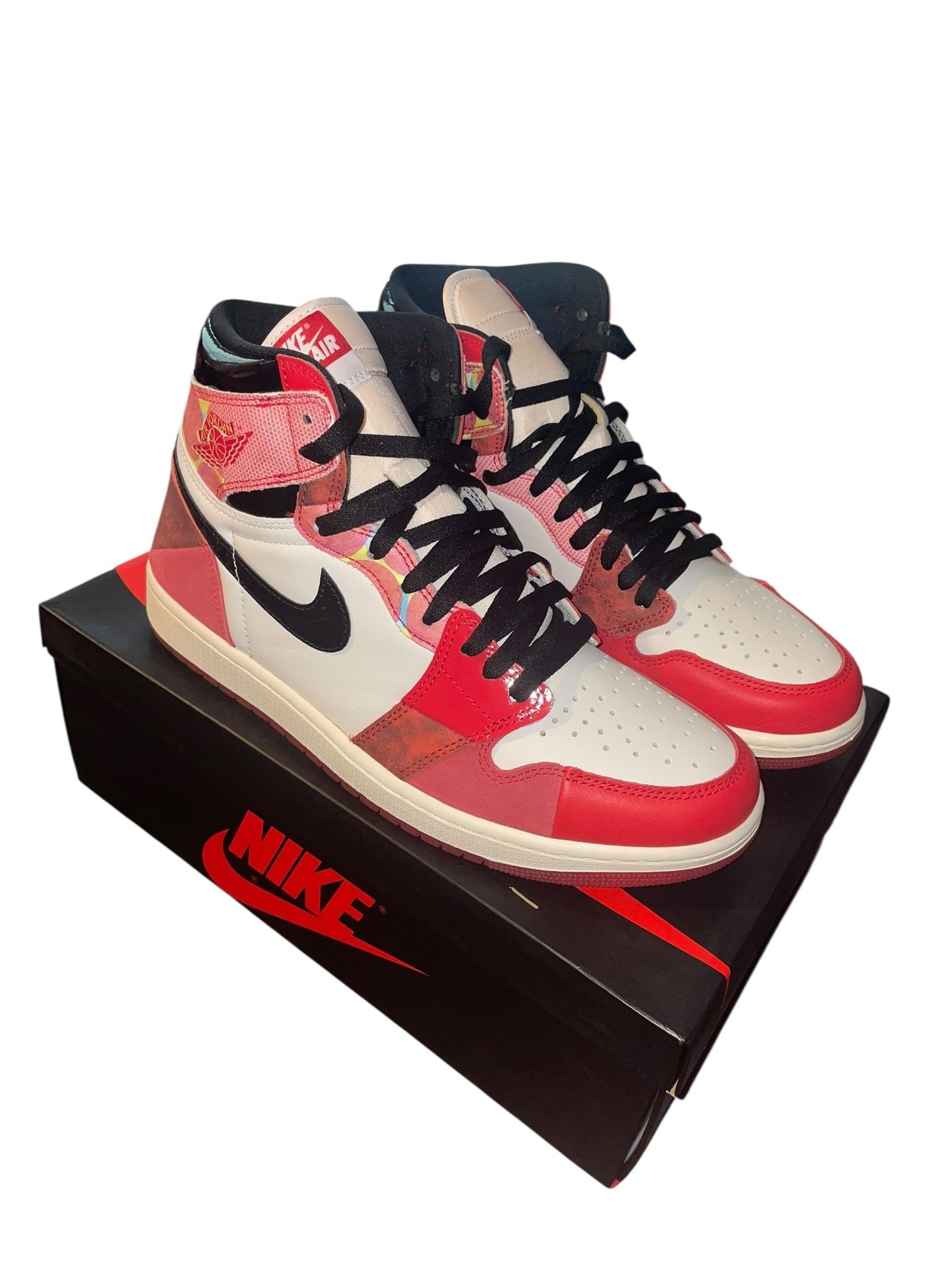 Air Jordan Retro 1 Spider-Man Shoes Size 10.5 NWT