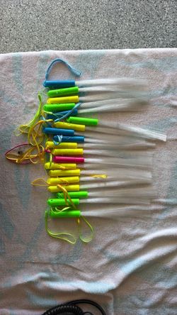 LED Light-Up Fiber Optic Wands – Bulk Lot of 19
