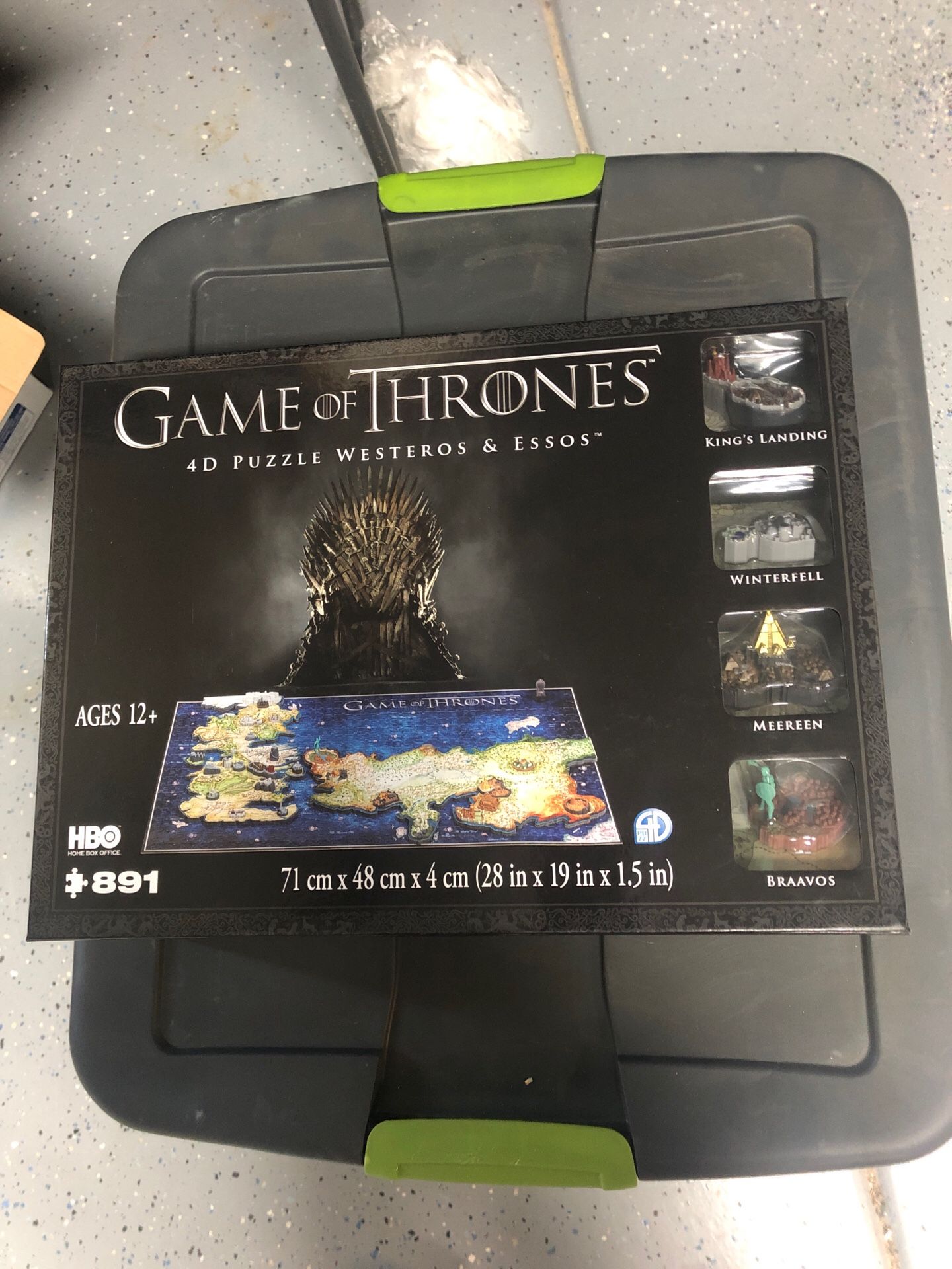 Puzzle Game of Thrones 4D puzzle Westeros & Essos