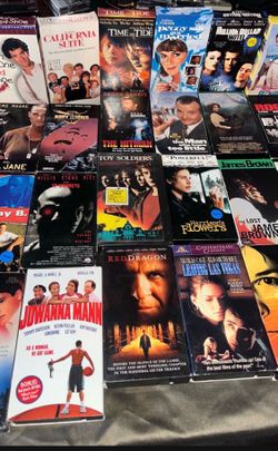 49 vhs movie bundle all for $35