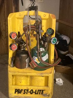 Welding cutting torch oxygen acetylene bottles