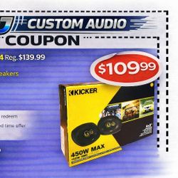 Kicker CSC693 Car Speaker 1-Set 6x9" 3-Way Coaxial Speaker System 450 Watts 46CSC6934 🚨 Payment Options Available 🚨 No Credit Needed 🚨 