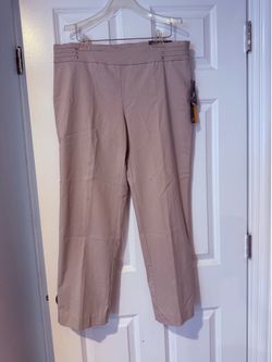 JM collection straight leg cropped pants