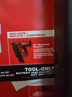 MILWAUKEE M18 FUEL 21 DEGREE FRAMING NAILER