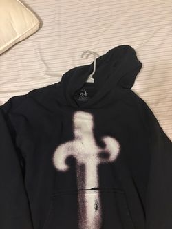 21 savage oversized heavyweighted black dagger hoodie size mens small