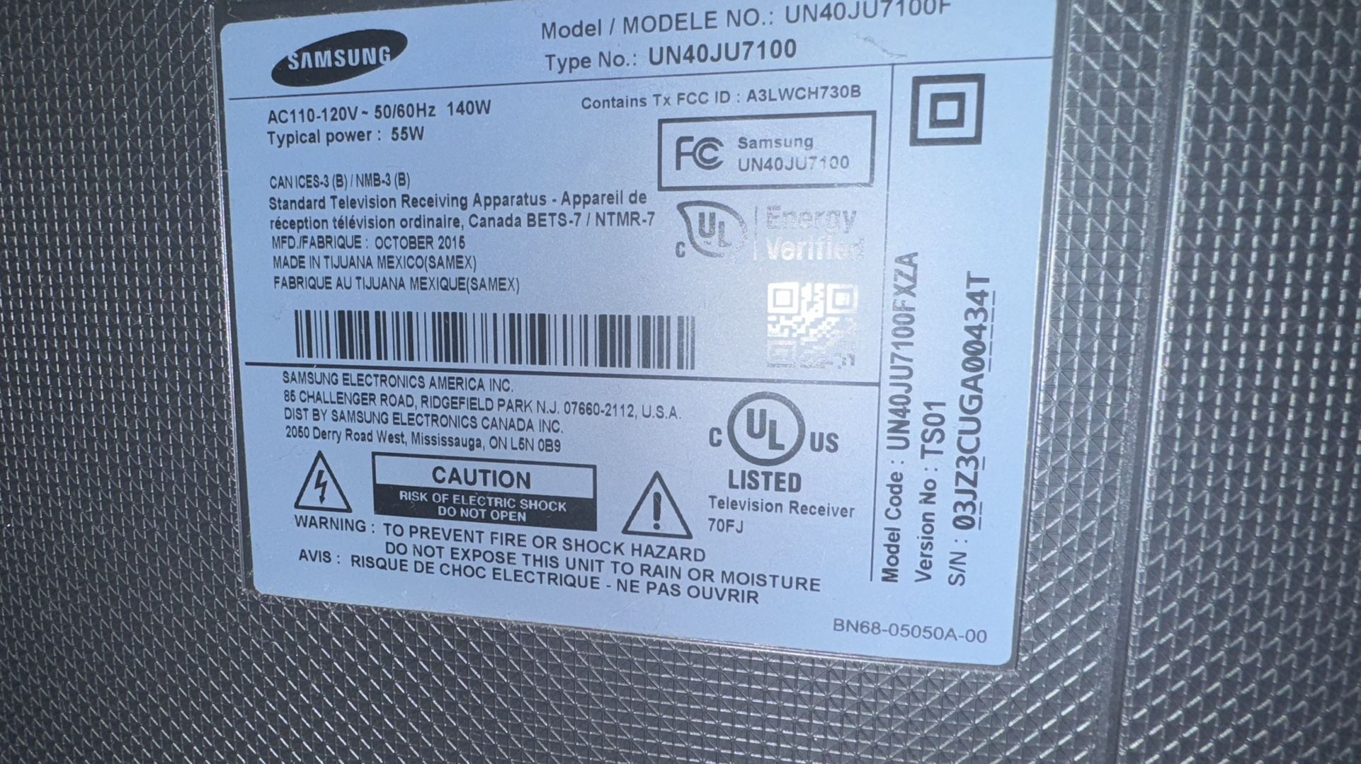 Samsung TV 40