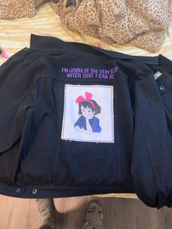*official* KIKI DELIVERY SERVICE black denim jacket