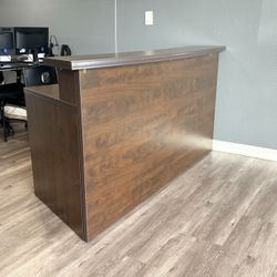 Executive Reception desk + Filing Cabinet 