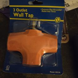 3 Outlet Wall Tap
