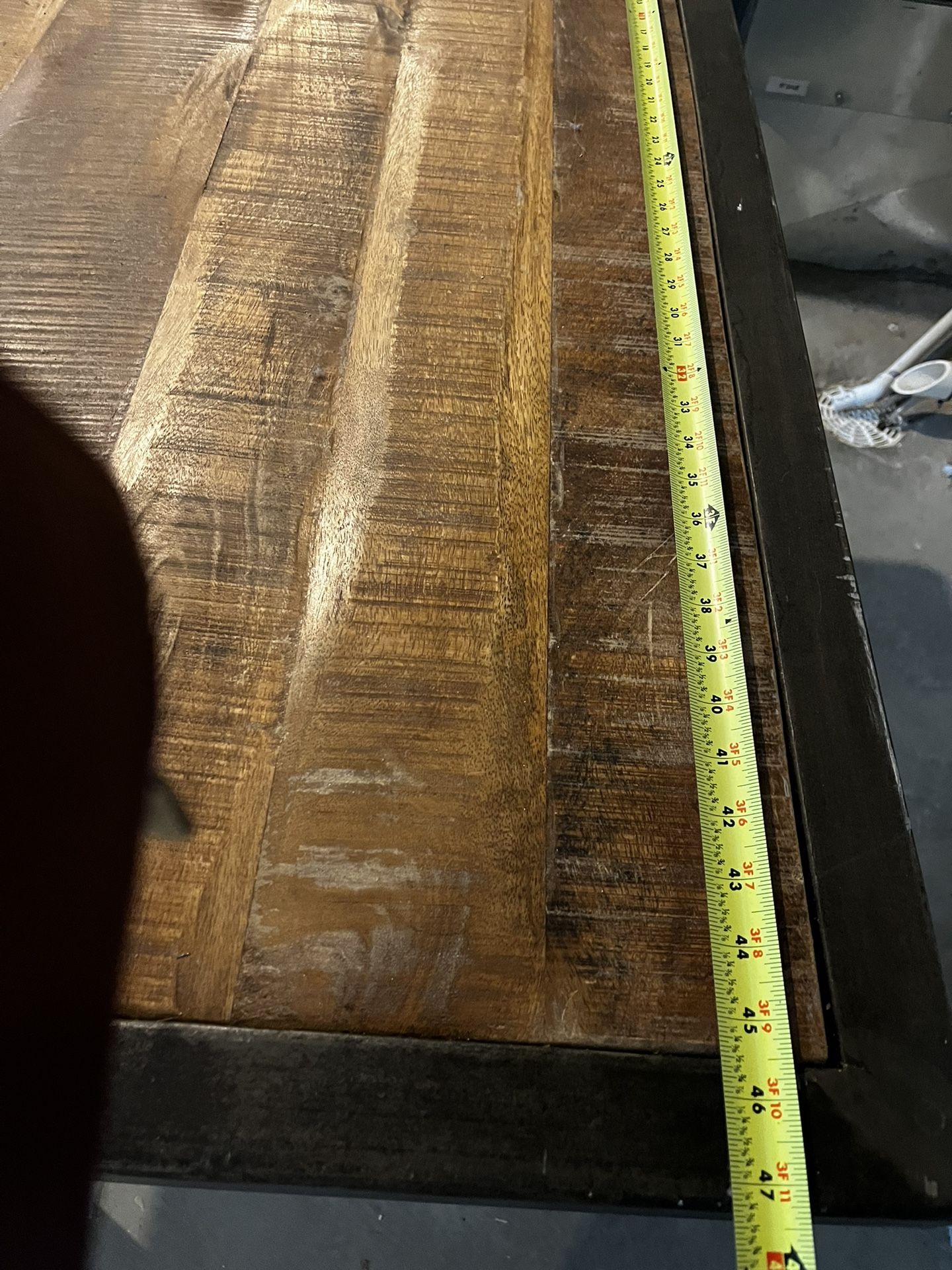 Metal And Wood Table