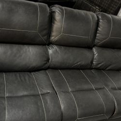 Grey Sofa and Loveseat