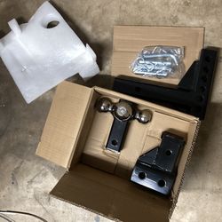 Trailer ball and drop hitch assembly