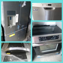 Stainless Steel Appliance Set