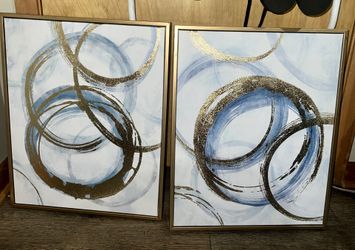 Two Beautiful Abstract Canvases