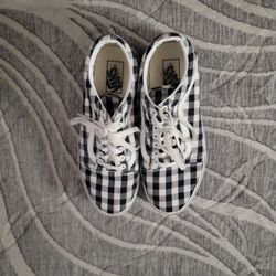 Checkered Vans