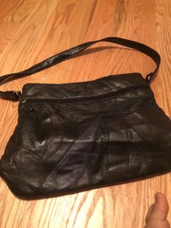 Jaclyn and smith tote purse purple black