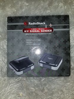 New RADIO SHACK 5GHz WIRELESS A/V SIGNAL SENDER / RECEIVER Model 15-332 BRAND NEW