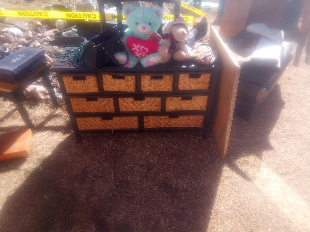 Wicker Dresser