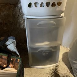 Two Plastic Storage Bins