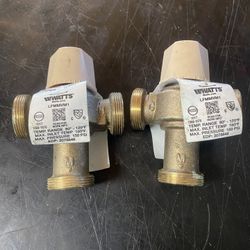 Brand New Watts LFMMVM1 Thermostatic Mixing Valves