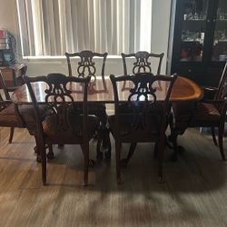 Dining Table With 6 Chairs 