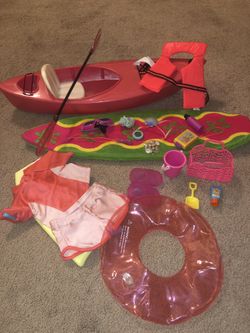 18” Doll boating assortment for American Girl / Our Generation